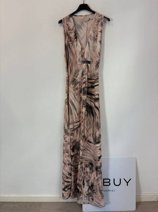 BDBA. Vestido largo fluido estampado. T 36