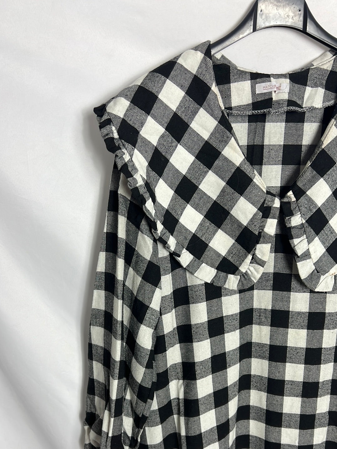 MATCHPOINT. Vestido midi cuadros. TU (M)