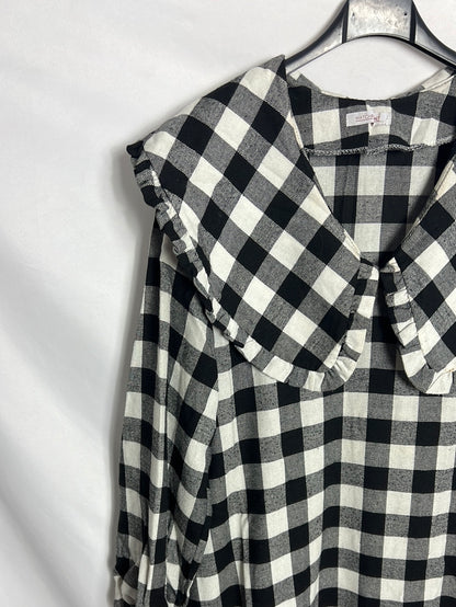 MATCHPOINT. Vestido midi cuadros. TU (M)