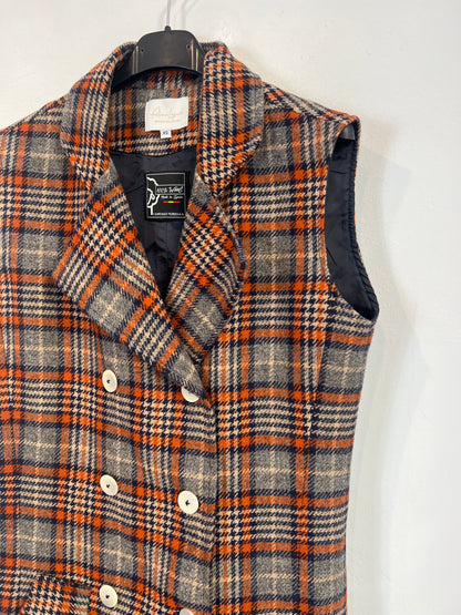 PALOMA LAJUD. Total look lana cuadros. T XS