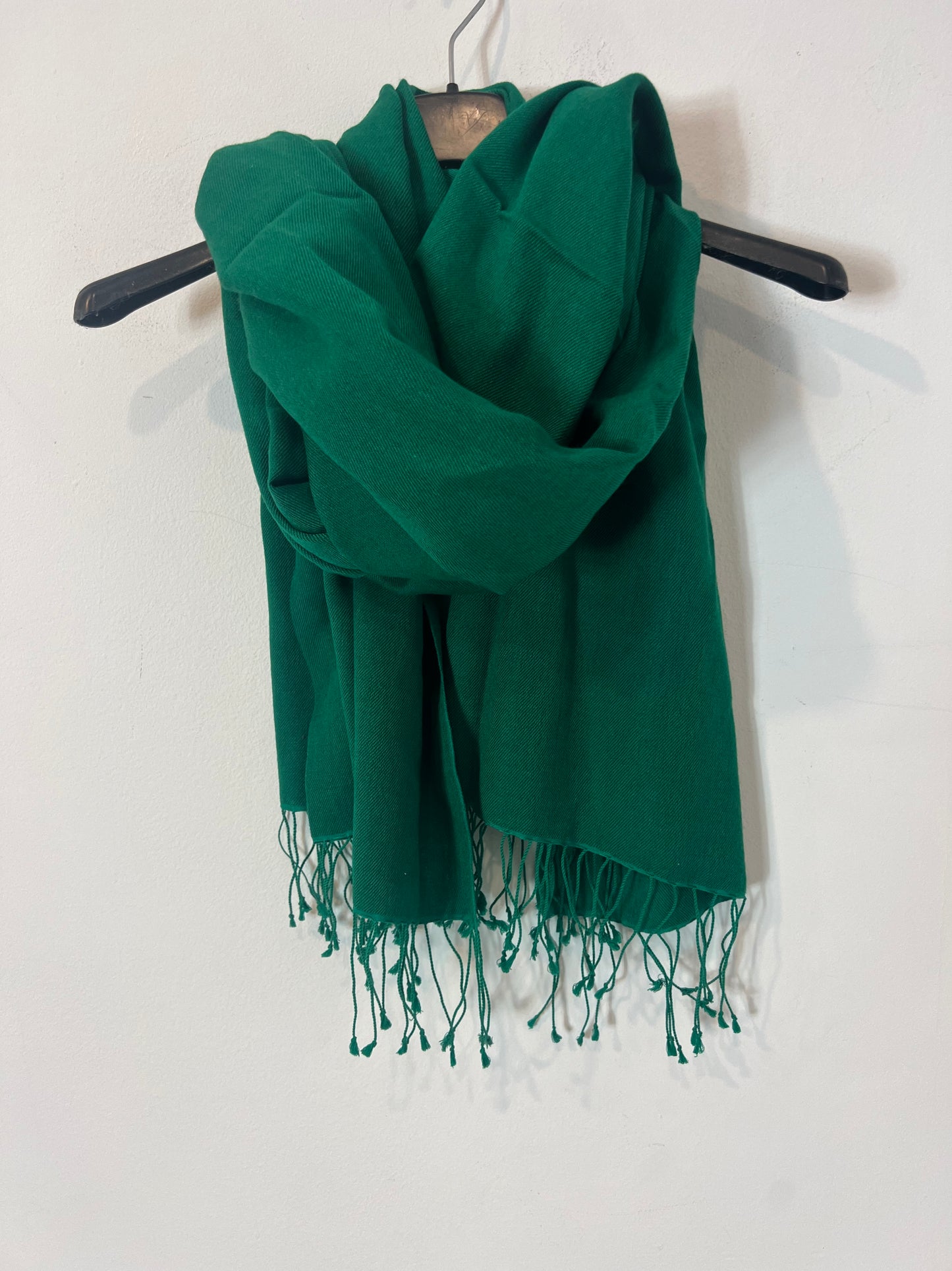 OTRAS. Bufanda verde cashmere