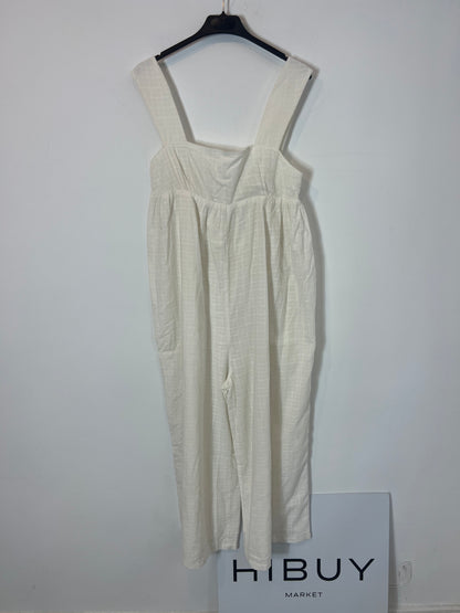 OTHERS. Beige flowy jumpsuit with straps YOUR(s)