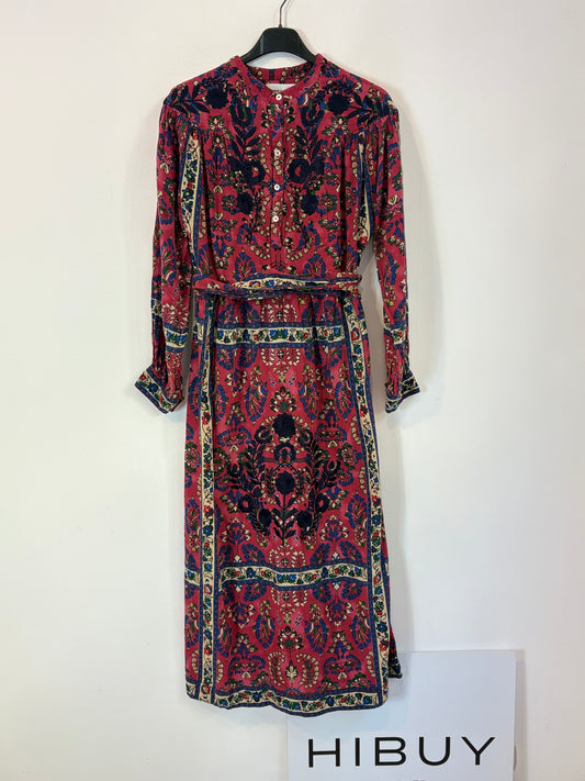 ANTIK BATIK. Vestido largo algodón estampado