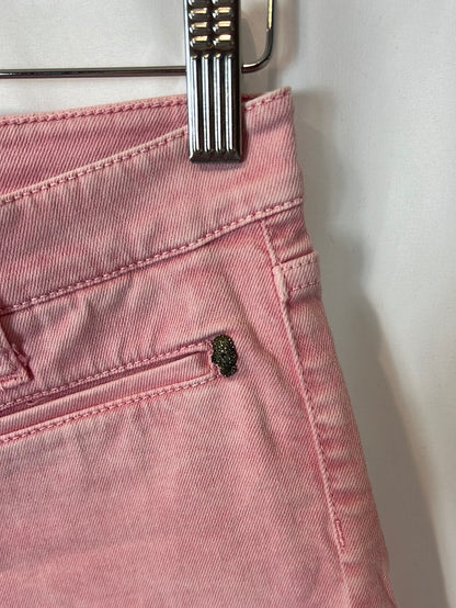 ZADIG&VOLTAIRE. Denim short rosa detalle bolsillos. T 40 (s/m)