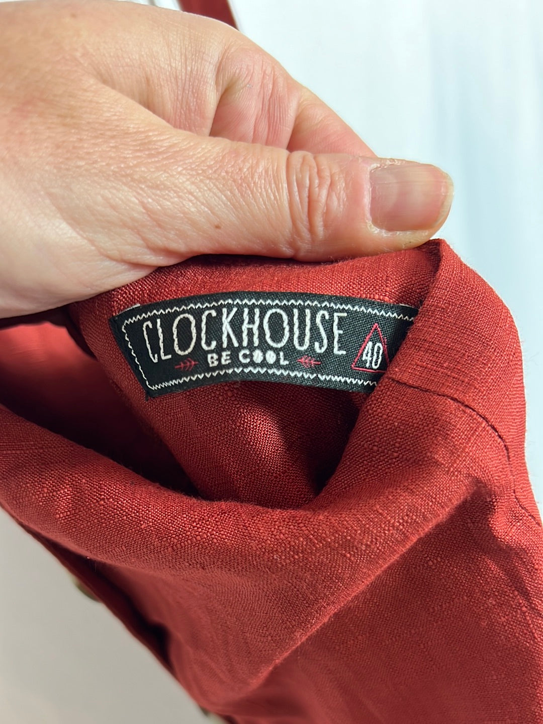 C&A. Mono largo teja T.40