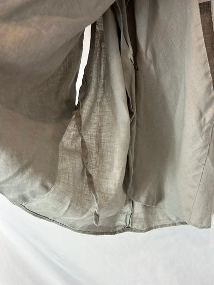 ZARA. top fluido lino T.m