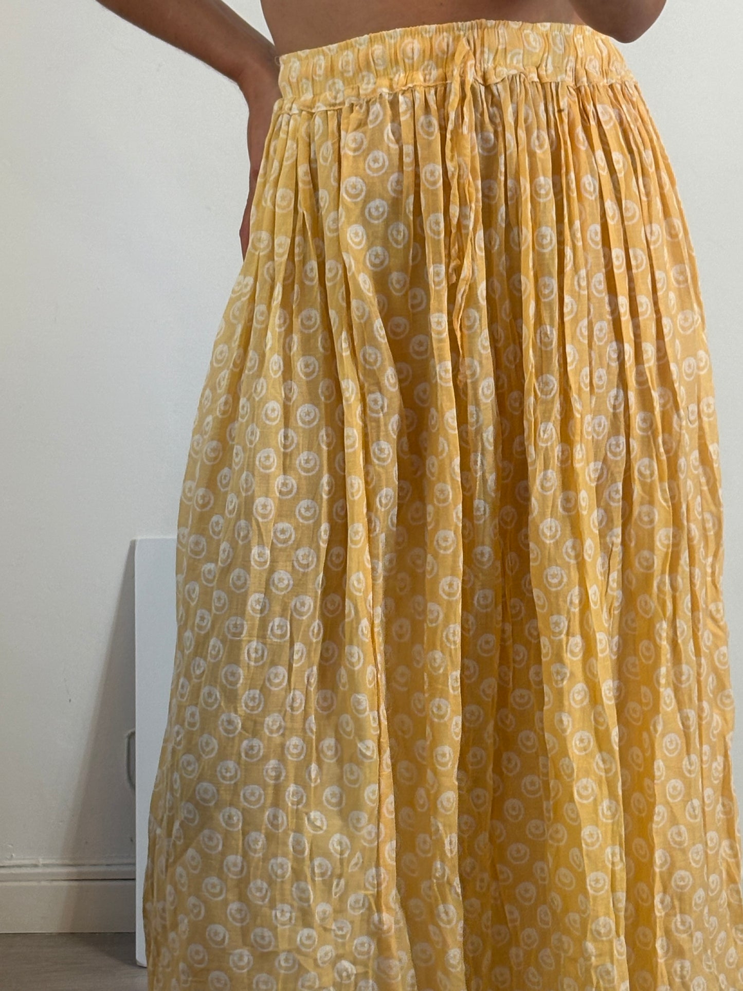 OTRAS. Falda larga estampado. T S