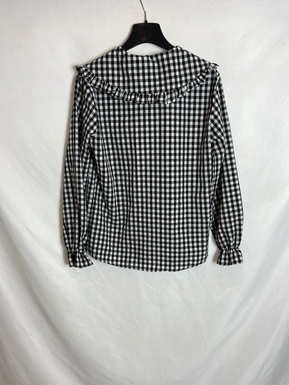 FANKOOE. Camisa vichí cuello T.l