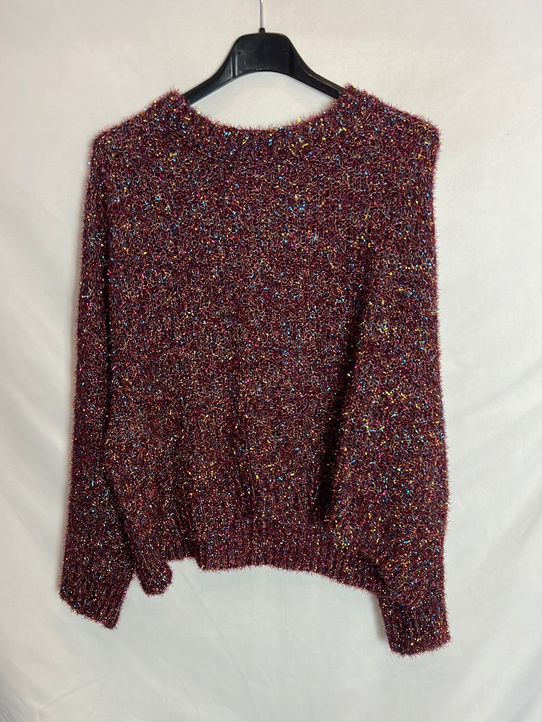 OTHER. Textured glitter colored sweater. TS