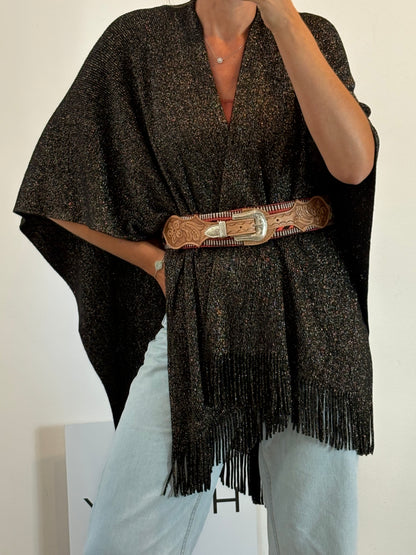 MARKS&SPENCER. Poncho punto hilos