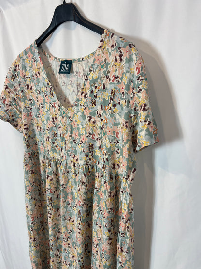 ZUA. Printed midi dress. YOU (M/L)