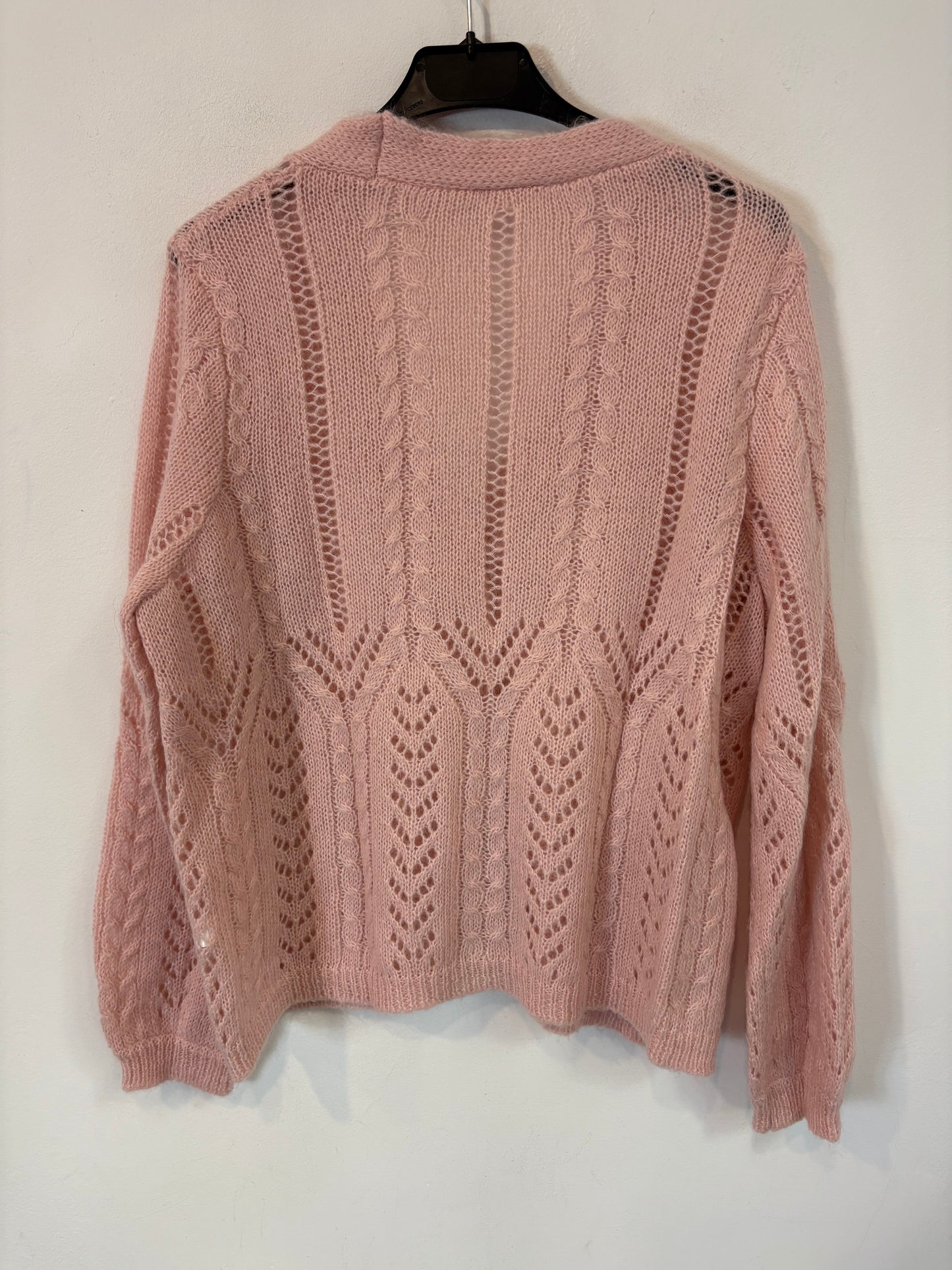 ZARA. Black stretch knit top. TL