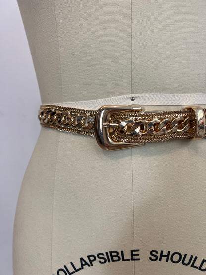 OTRAS. Cinturón cadena dorado. T S/M