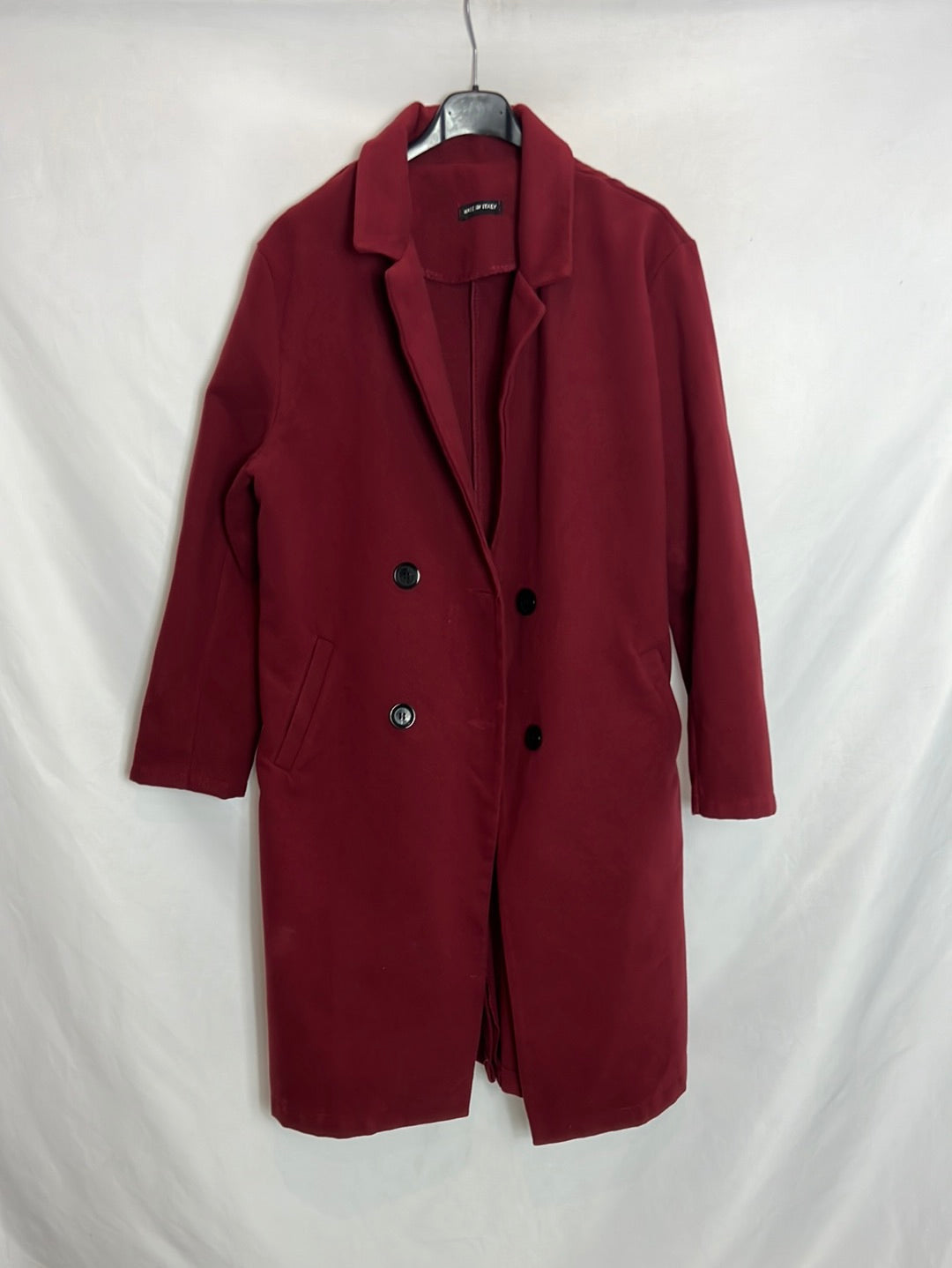 OTHERS. Burgundy cloth coat TU(s/m)