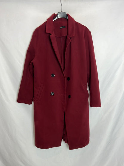 OTHERS. Burgundy cloth coat TU(s/m)