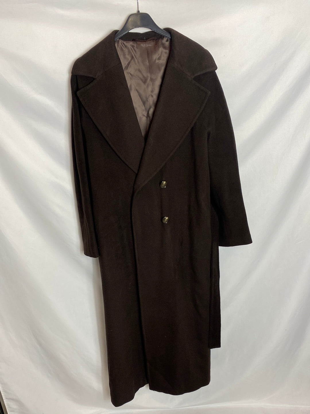 SÍNTESIS. Abrigo lana cinturón. T.42