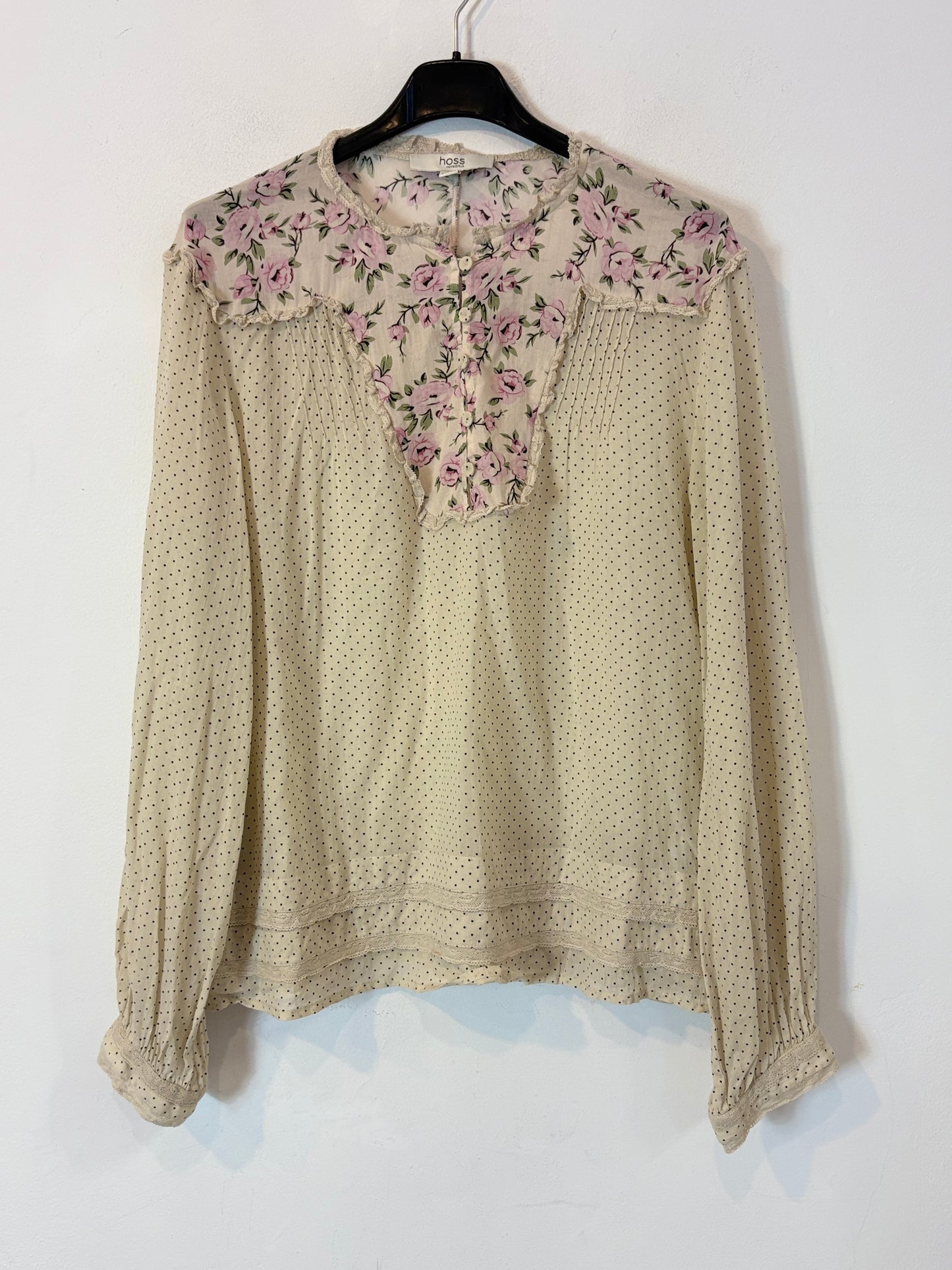 INTROPIA. Blusa estampada lunares