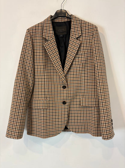 ZARA. Blazer cuadros fluida
