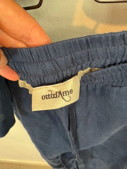 OTTOD´AME. Traje de chaqueta lino azul