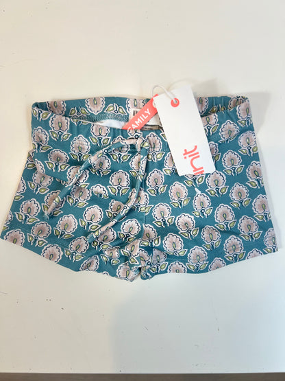 UNIT. Bañador azul flores T.6 meses