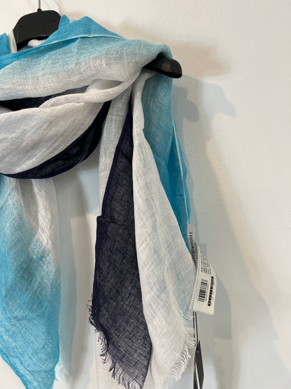 ADOLFO DOMINGUEZ. Two-tone linen scarf