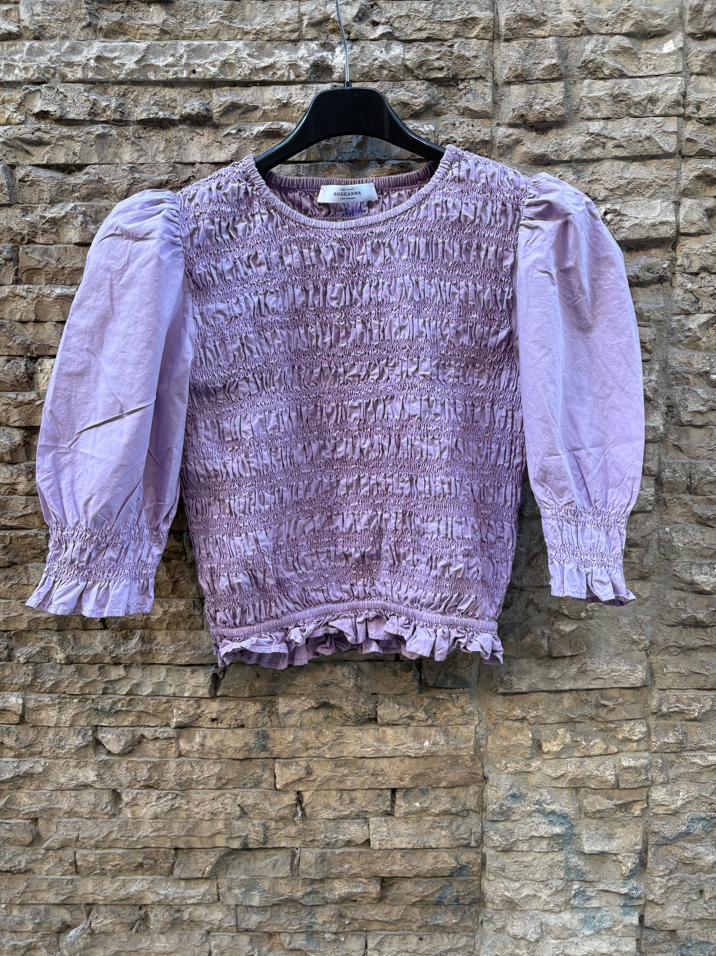 ROSEANNA. Top malva nido de abeja. T 38