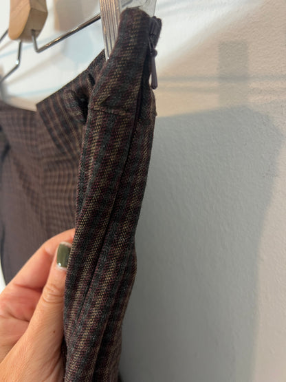 MONOPRIX. Pantalón cuadros pata ancha. T 36