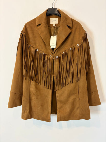 SLOWLOVE. Suede fringed jacket. TS