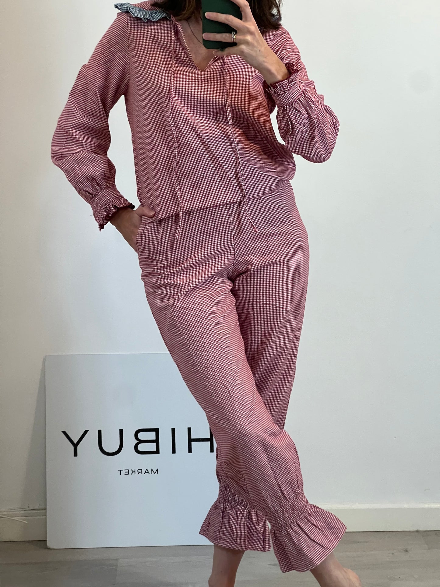 RITAVON. Total look pata de gallo textura . T 34