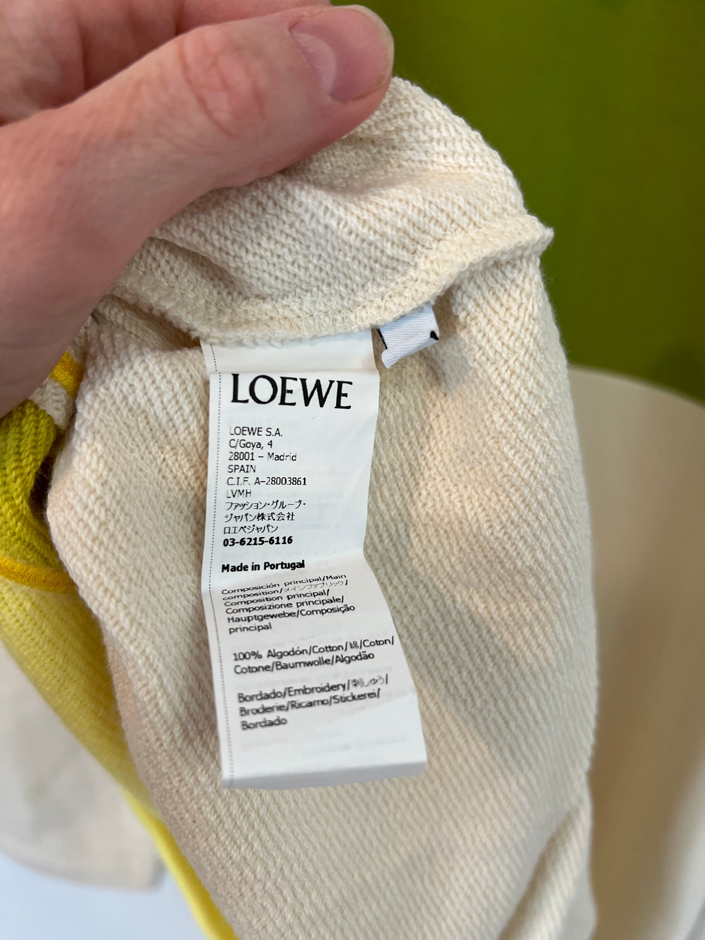 LOEWE X STUDIO GHIBLI. Sudadera beiges estampado T.m