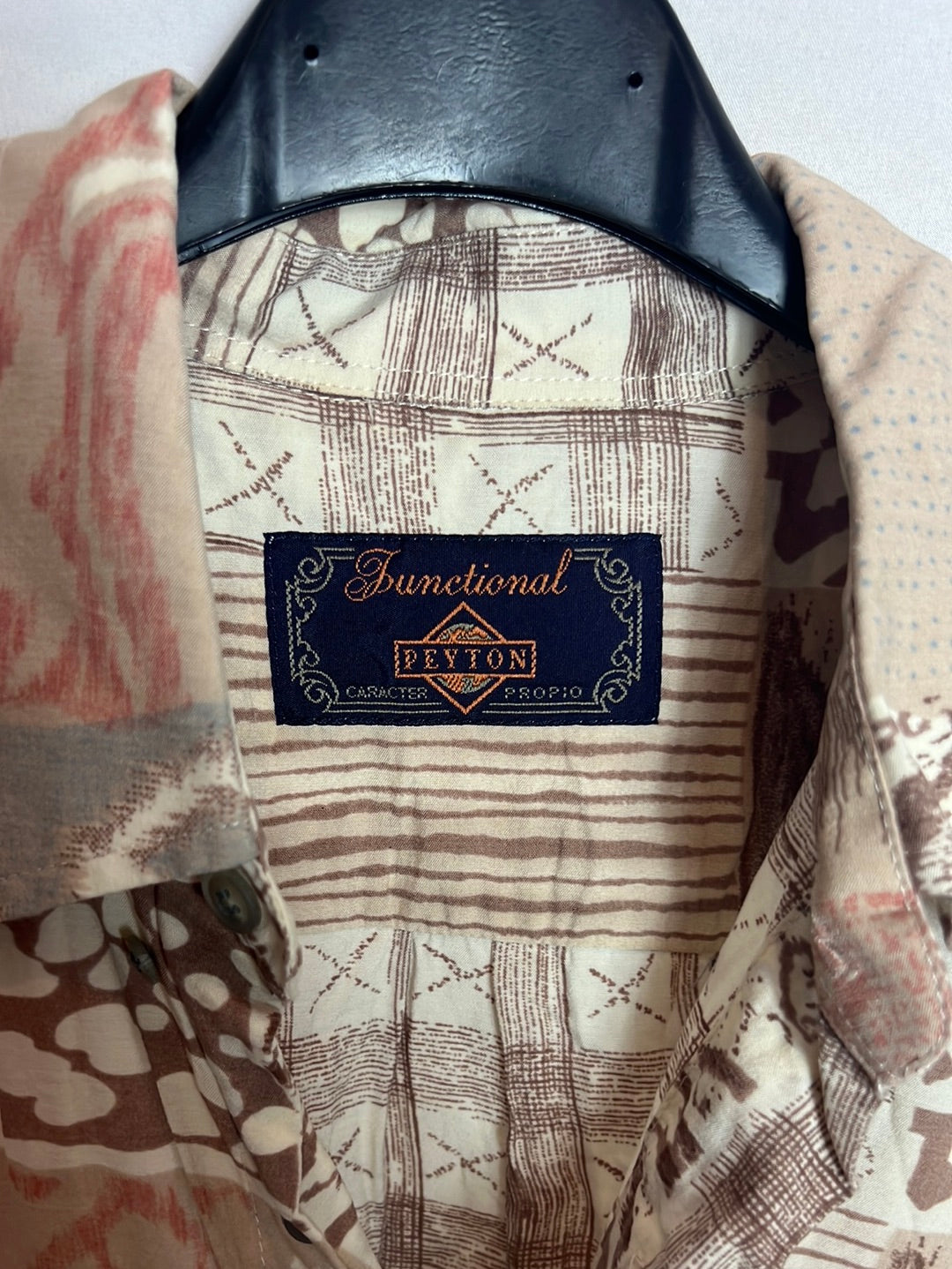 FUNCTIONAL PEYTON. Camisa vintage estampada. T 2(M)