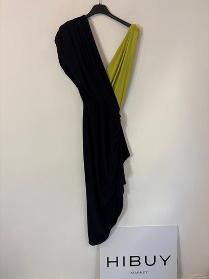 BY HANDEL. Vestido bicolor elástico