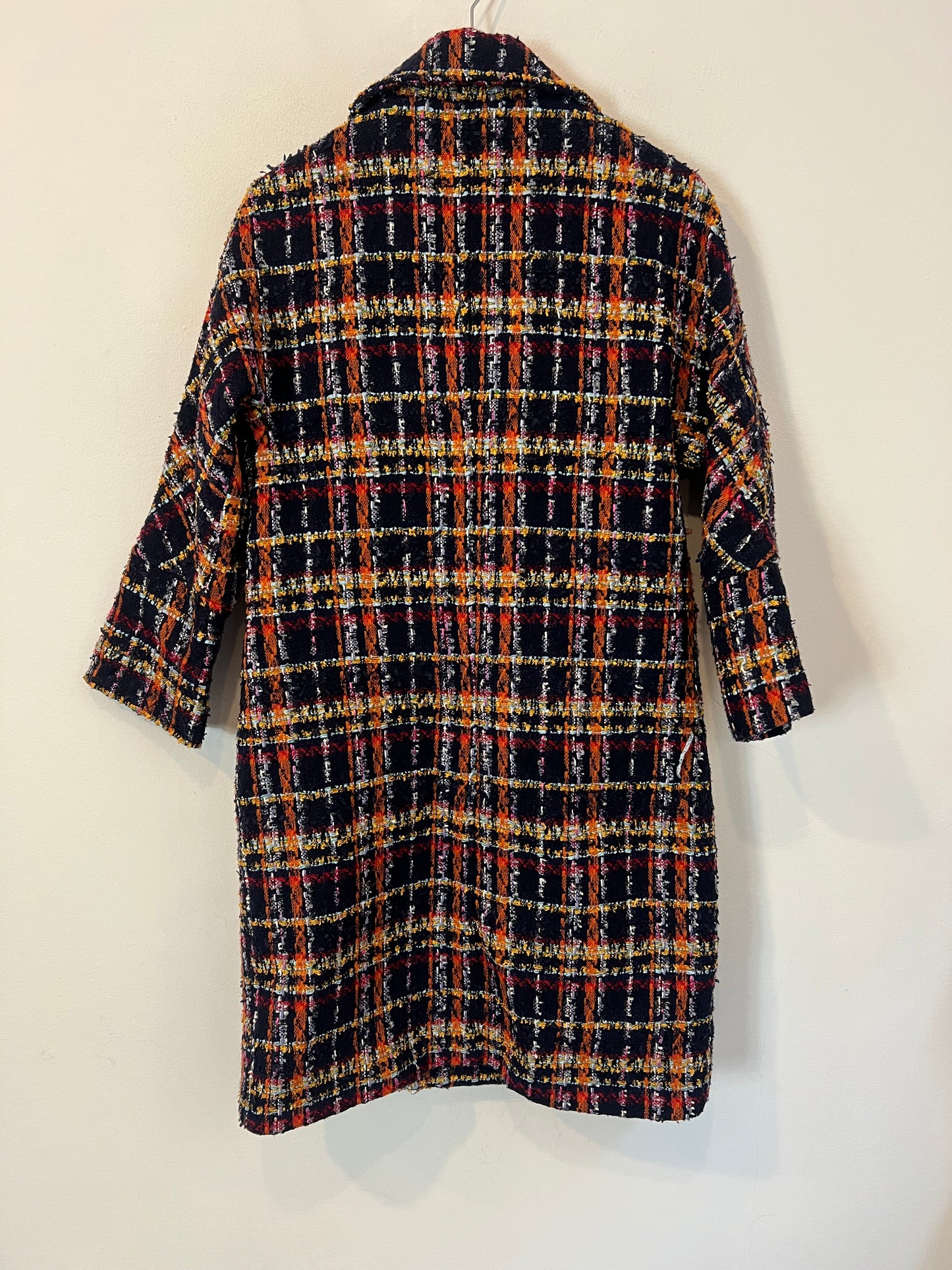 COCOA. Abrigo azul tweed