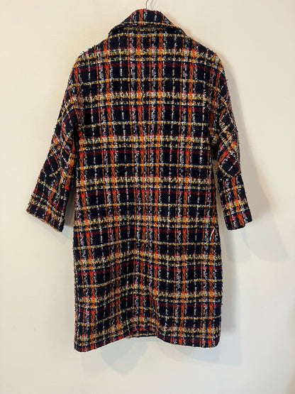 COCOA. Abrigo azul tweed