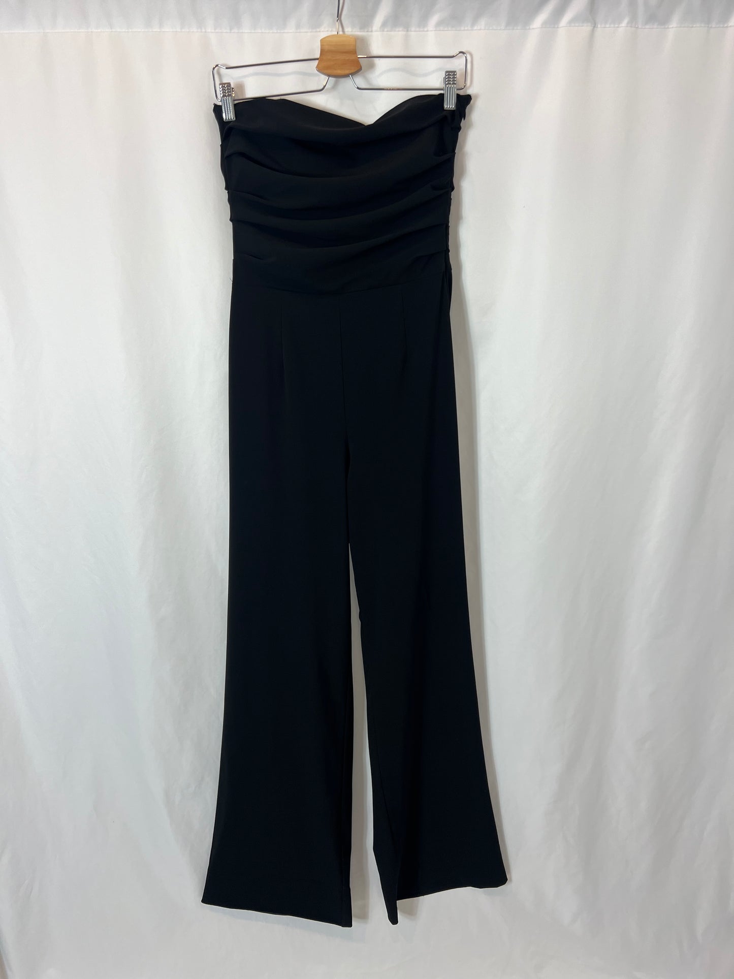 ETXART&amp;PANNO. Flowing strapless black jumpsuit. TM