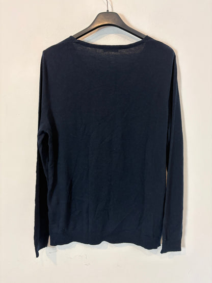 AMERICAN VINTAGE. Jersey azul marina con lana