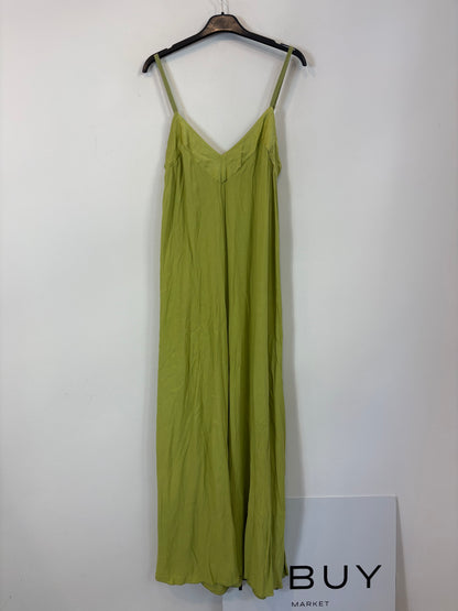 OTHERS. Lime green flowy jumpsuit. YOU (S/M)