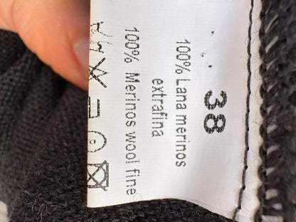 LA CASITA DE WENDY.  Chaqueta lana hojas manga