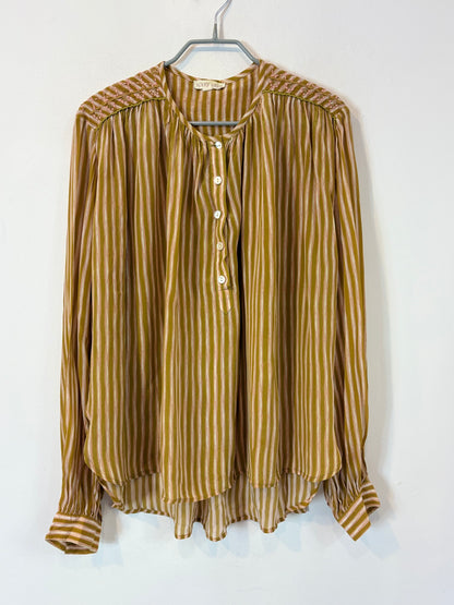 LOUISE MISHA. Blusa fluida detalle hombros