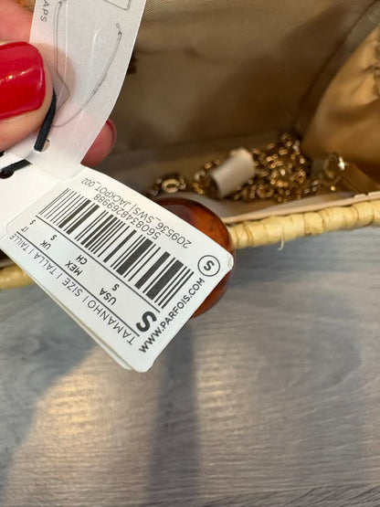 PARFOIS. Bolso rígido rafia