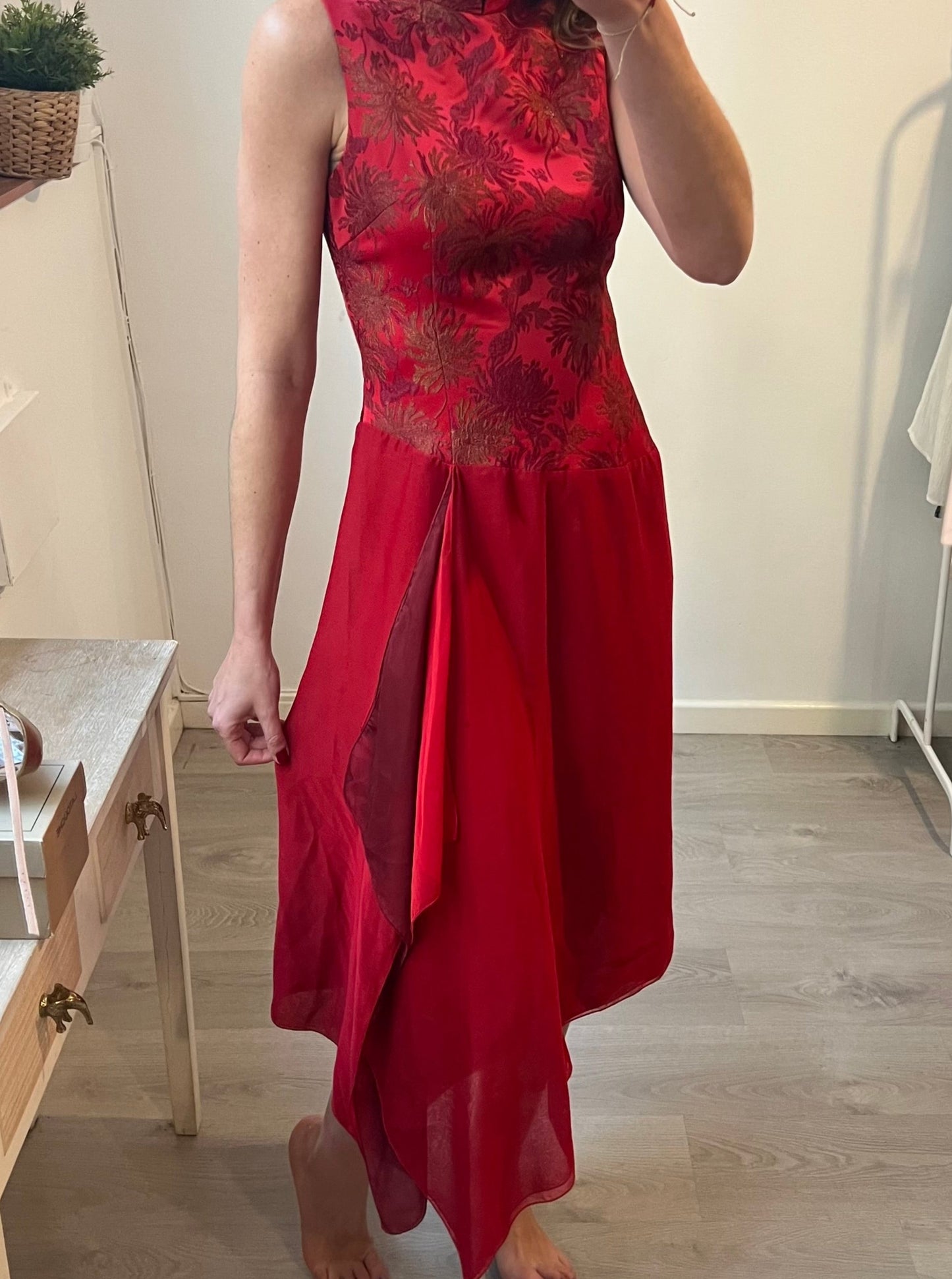 EL CORTE INGLÉS. Oriental-style dress. Size 44
