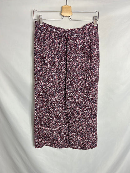 OTRAS. Falda midi flores. T M