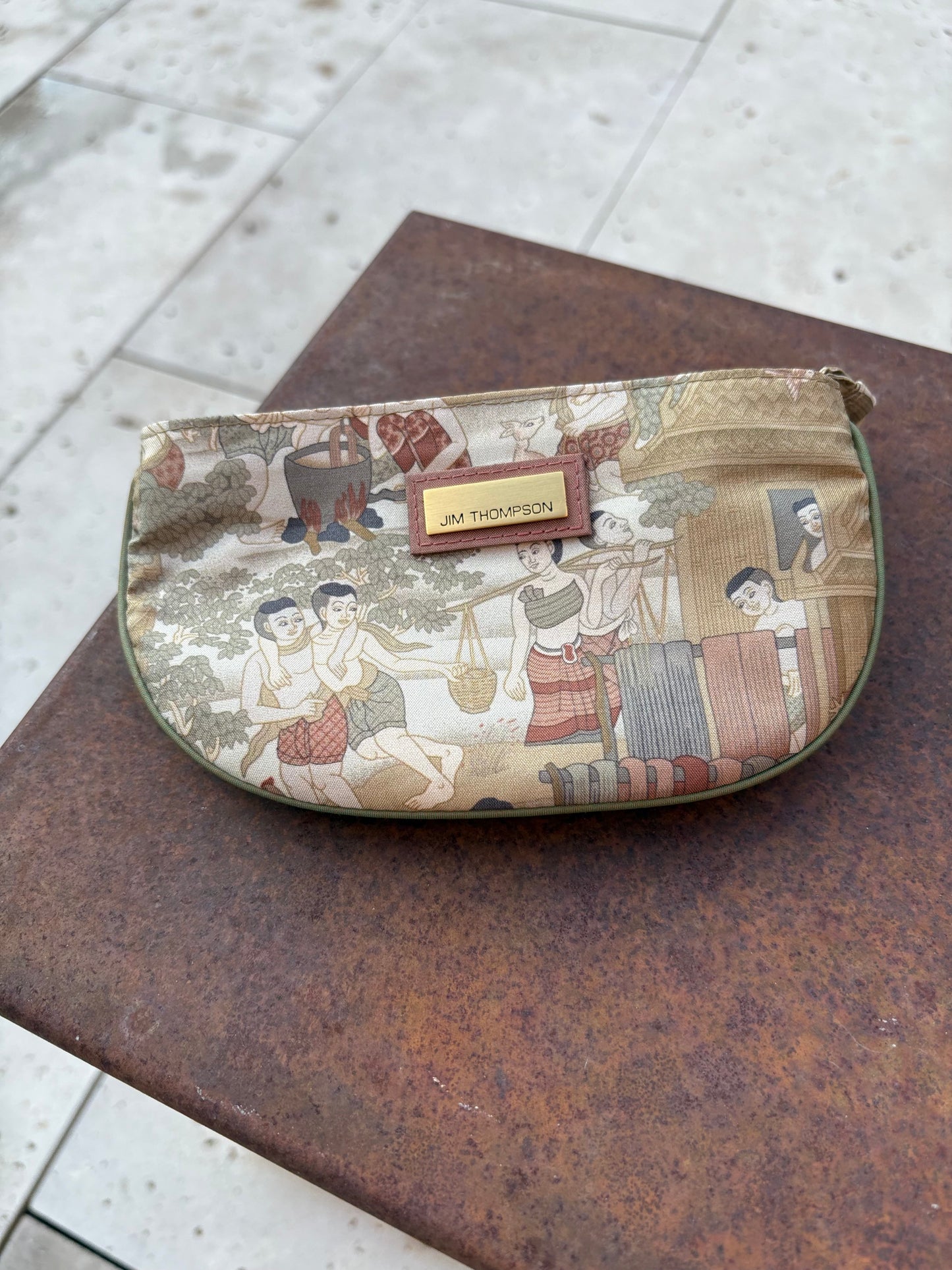 JIM THOMPSON. Monedero estampado