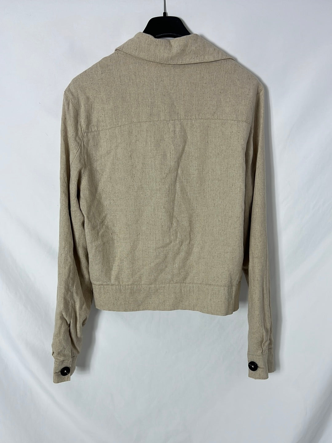 NEW LOOK. Beige linen jacket T.36