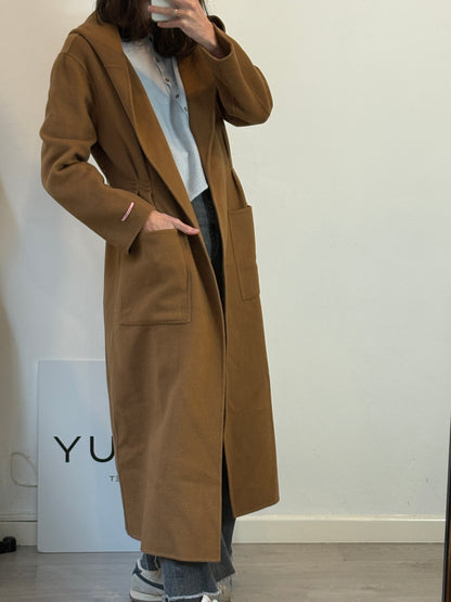 MAX&Co. Abrigo largo lana con capucha