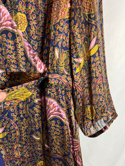 BA&amp;SH. Printed wrap dress. Size 1(S)