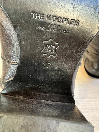 THE KOOPLES. Botines negros piel