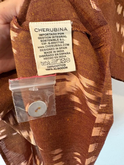 CHERUBINA. Total look top y pantalón lazada