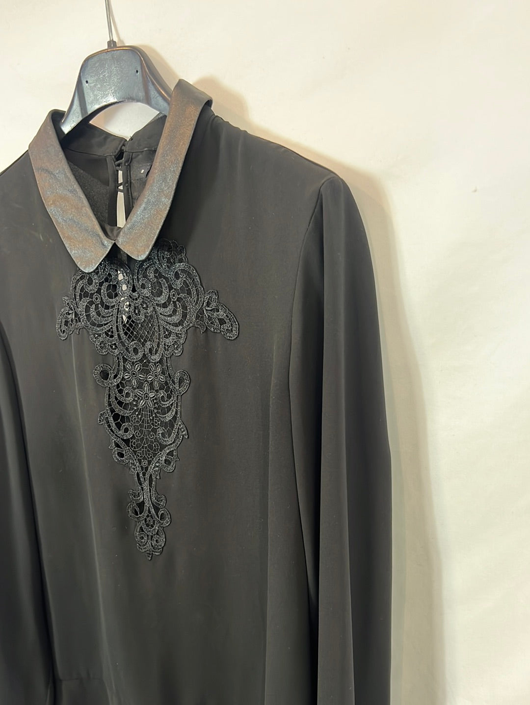 THE KOOPLES. Black lace blouse Ts