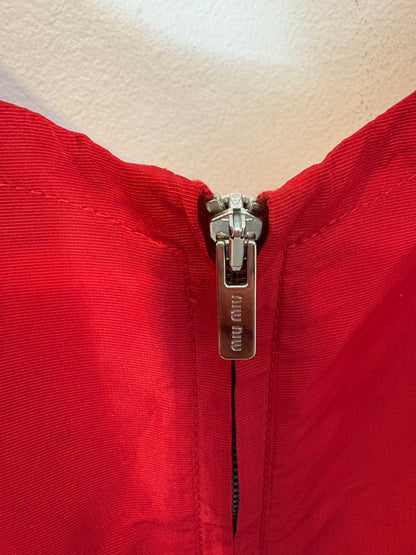 MIU MIU. Vestido rojo vintage